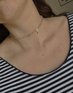 Choker Blue Daisy - obrazek 2