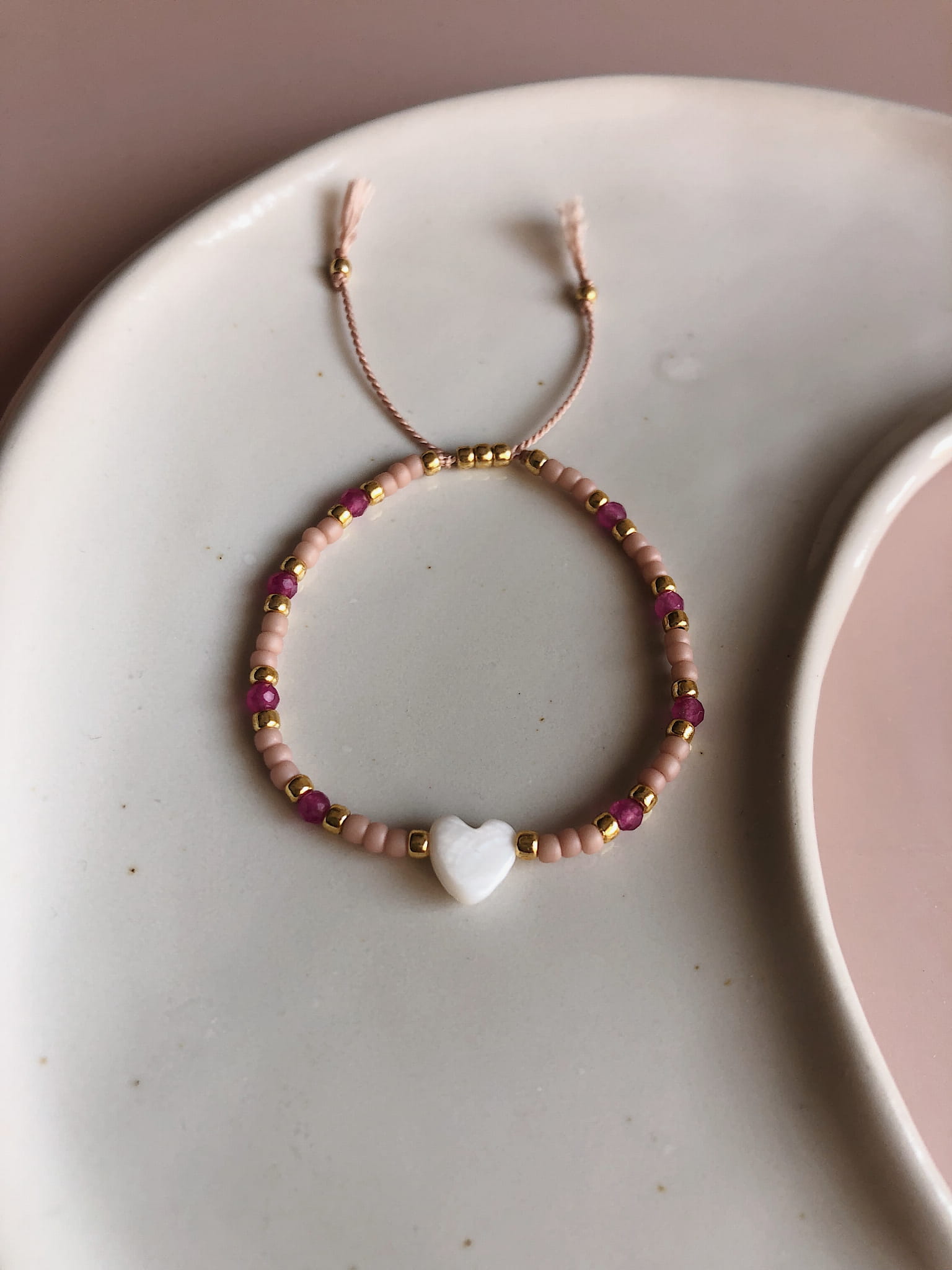 327 Bransoletka z serduszkiem - obrazek 1