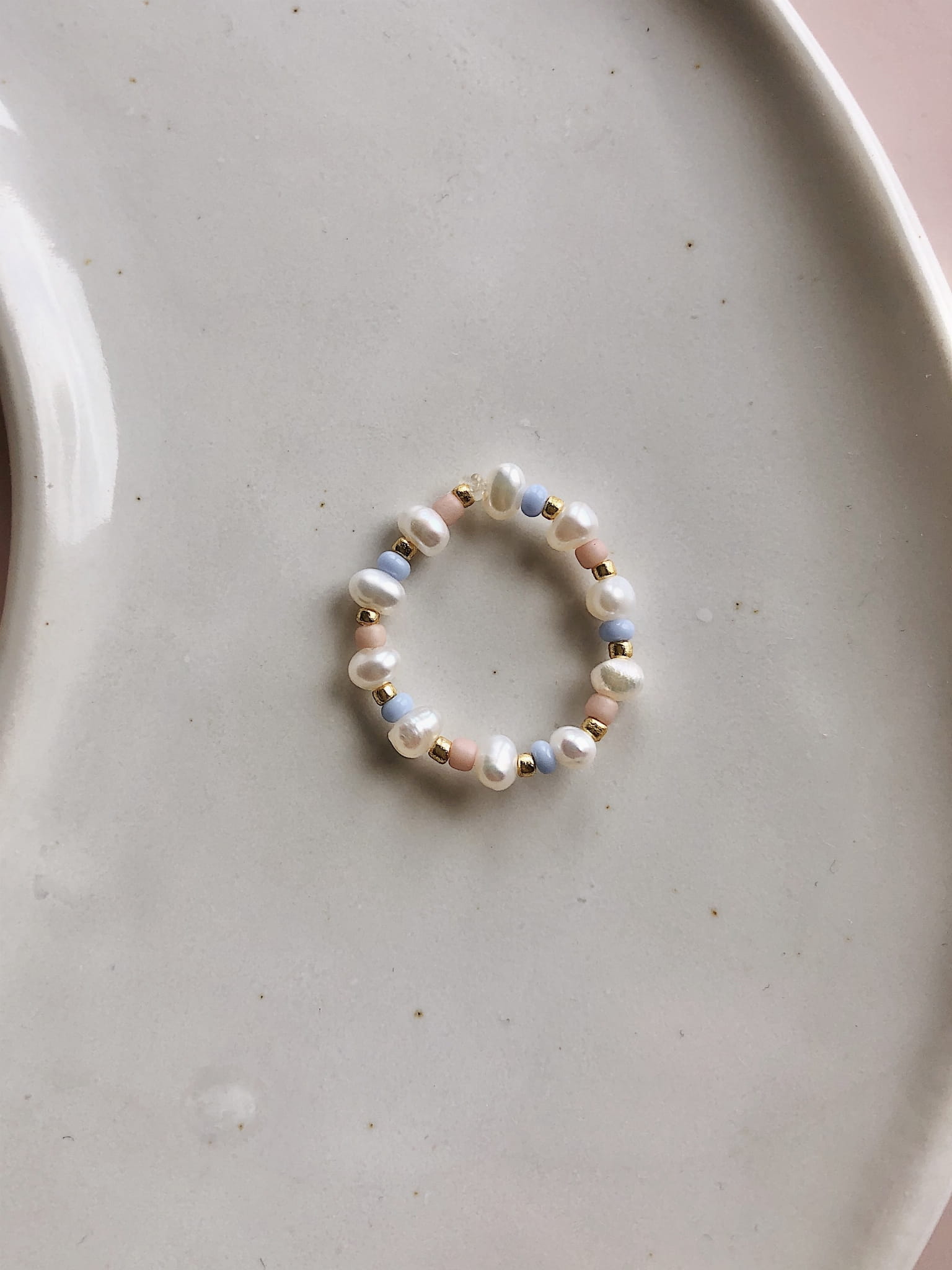 411 Pierścionek Dalia Pearls - obrazek 1