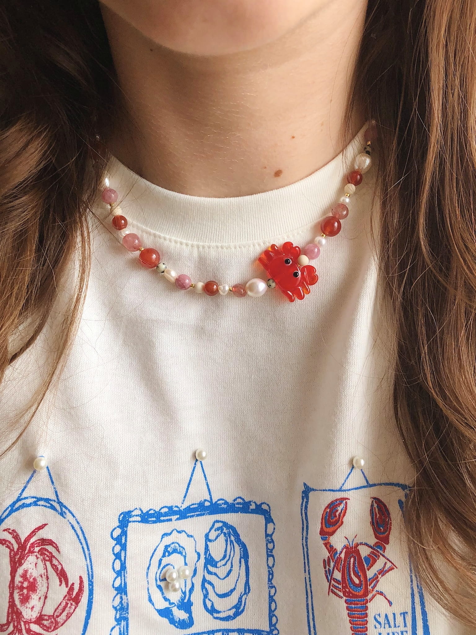 537 Naszyjnik Krab - obrazek 1