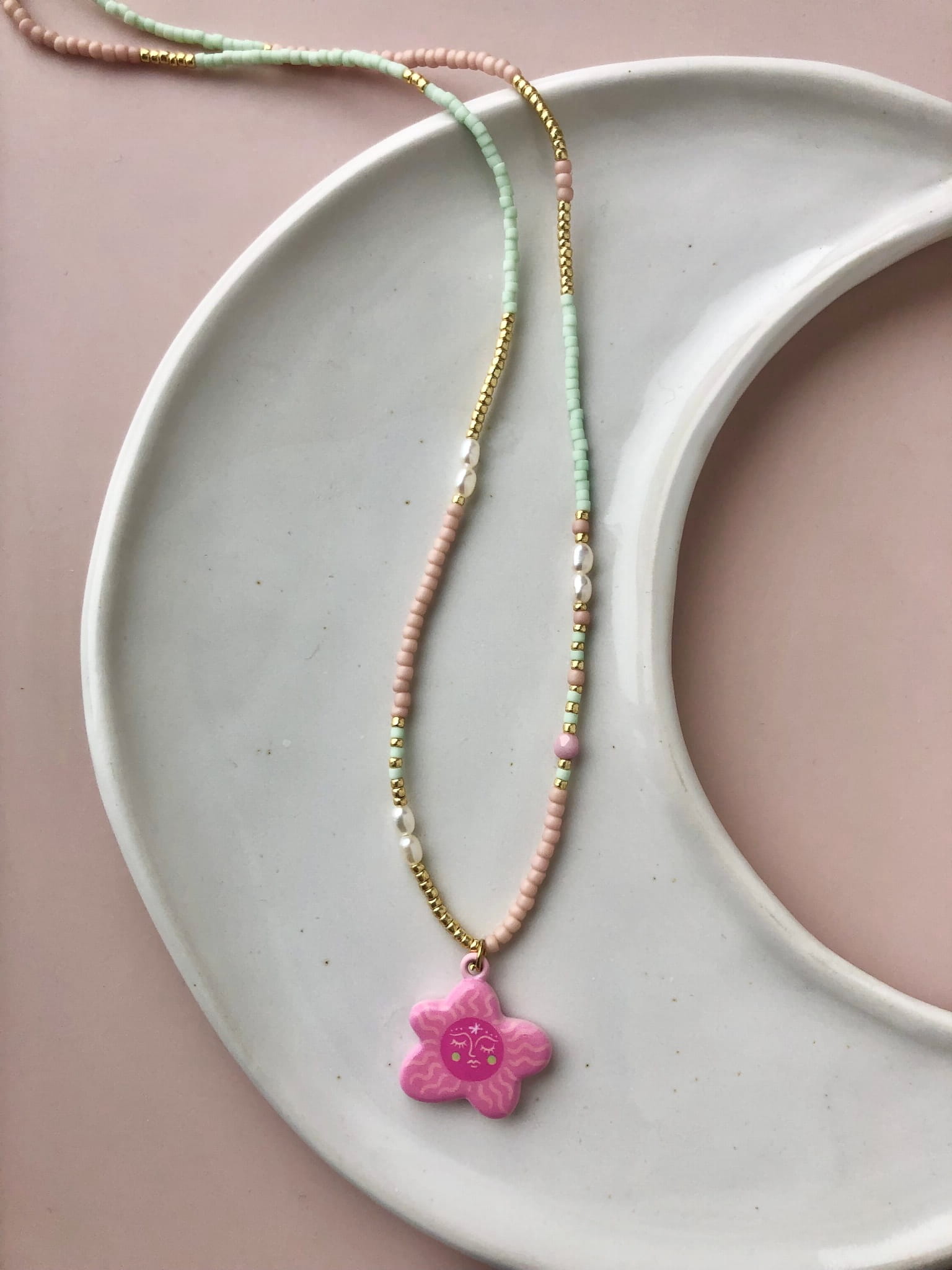 744 Naszyjnik Flowery PlikePearl - obrazek 1